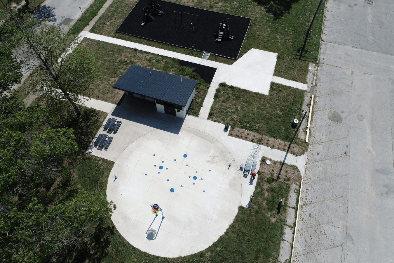 View overtop of Rowan Park.