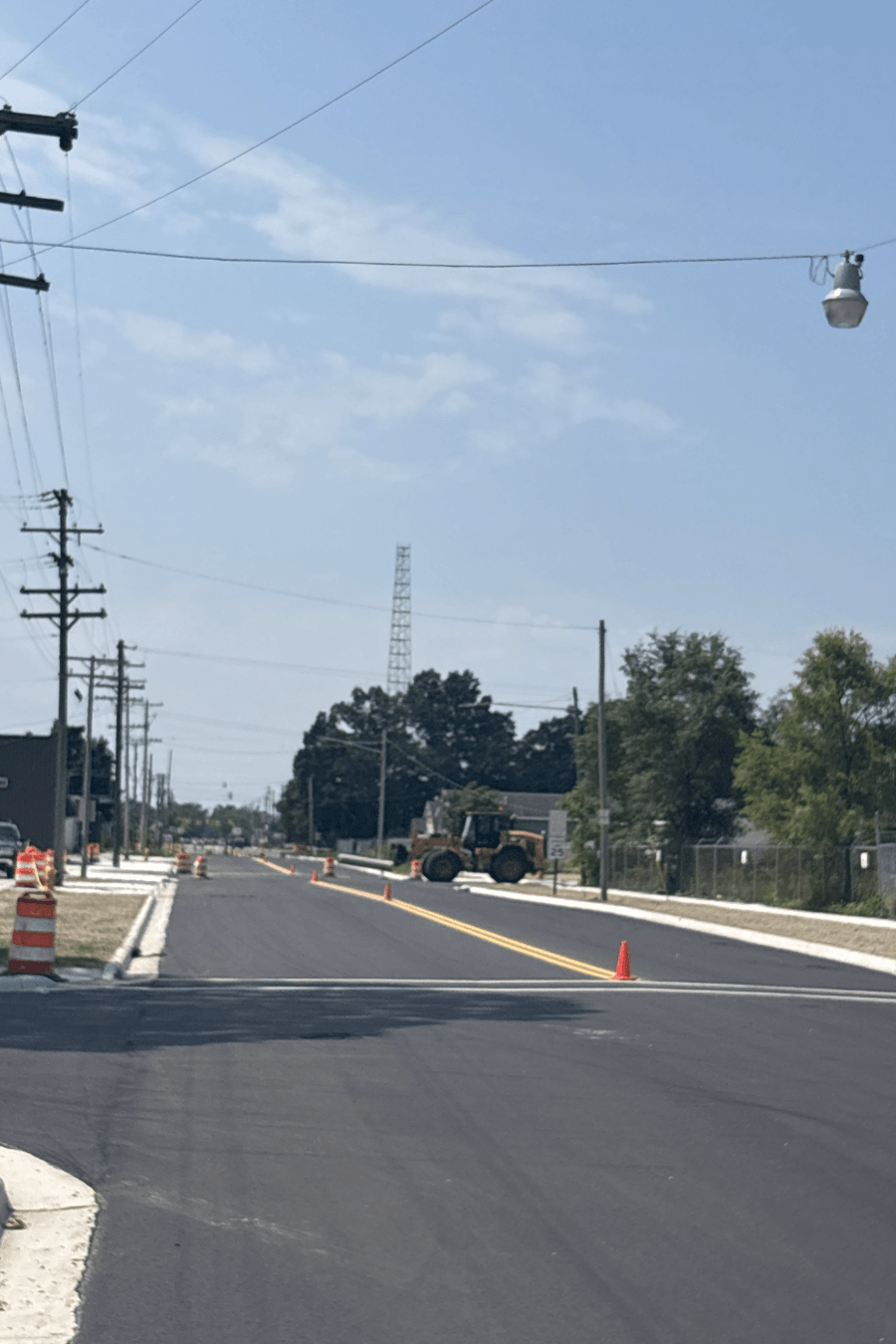 Completed Broadway avenue reconstruction.