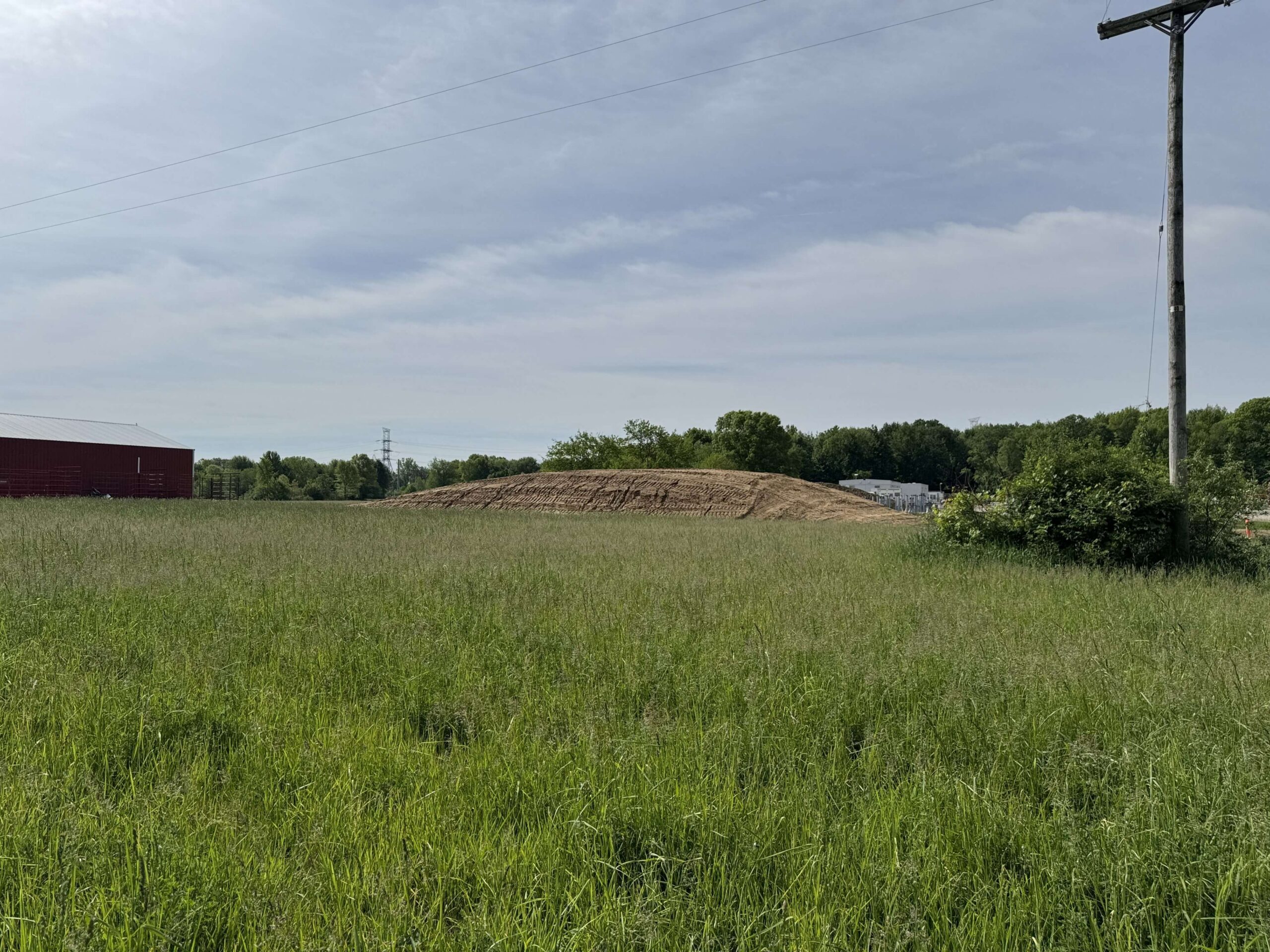 Tompkins Township BESS development site photo.