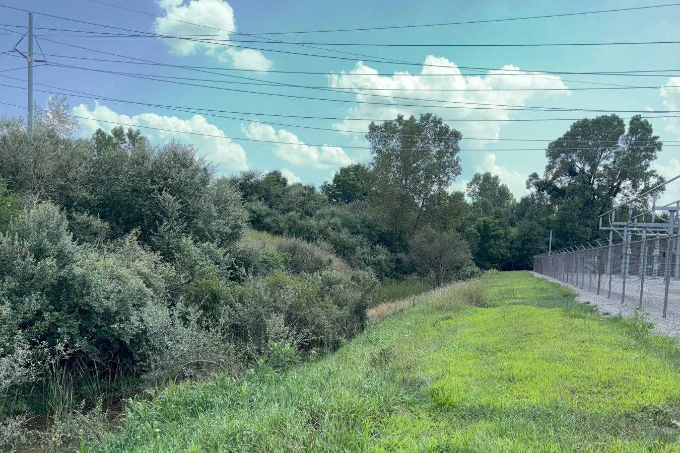 BESS development site near the project's substation.