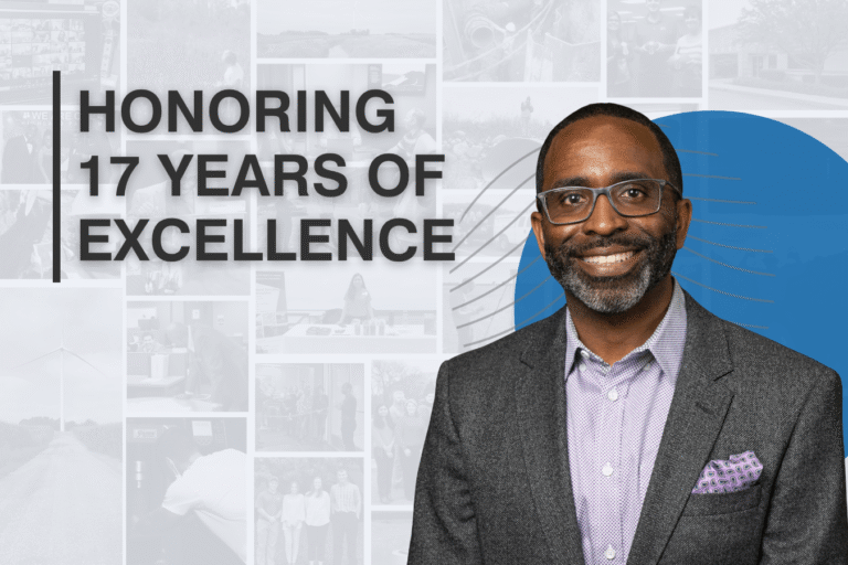Honoring 17 years of excellence with Damon Garrett.
