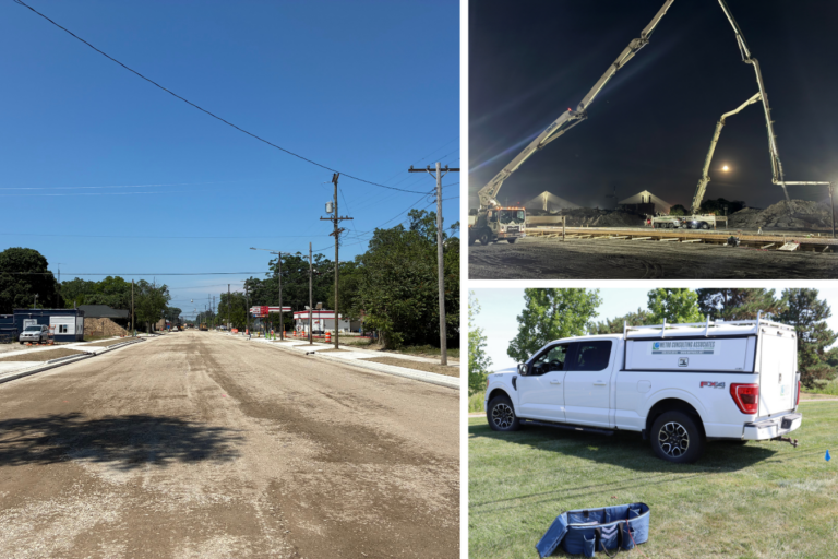 Collage of project sites.