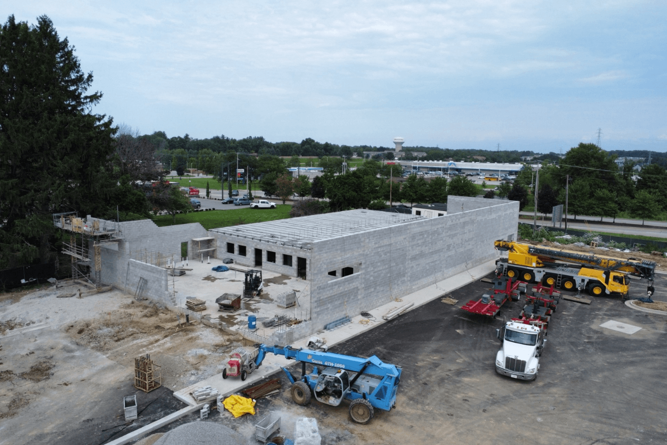Midwest Shooting Center building under construction.